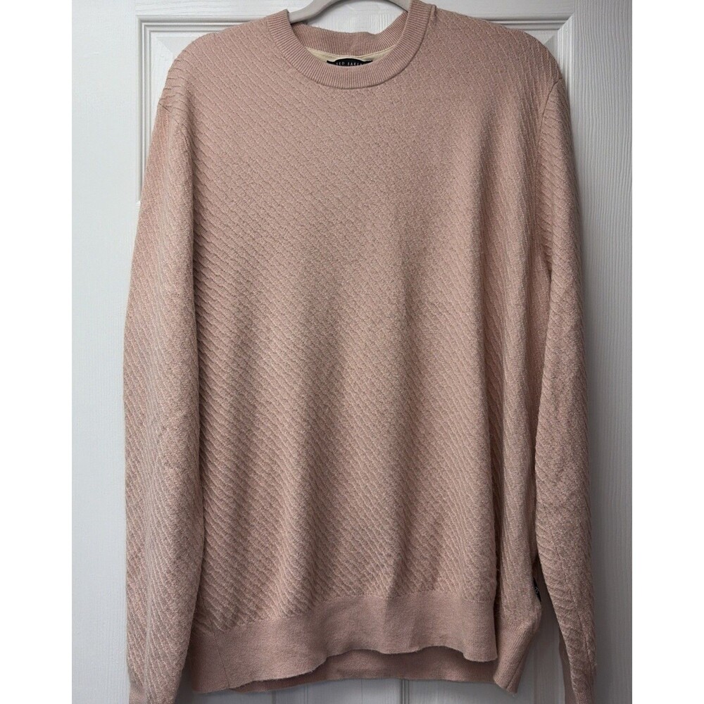 Ted Baker London Pink blush Knit Sweater Size 5/US 12 Women’s Large Crew Neck